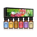 P&amp;J Fragrance Oil Favorites Set | Fresh Cotton, Amber, Leather, Strawberry Shortcake, Lilac, Vanilla for Candle Making, Soap Making Supplies, Diffuser Oils Scents