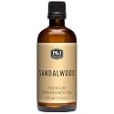 P&amp;J Fragrance Oil - Sandalwood 100ml - Candle Scents, Soap Making, Diffuser Oil, Body Care