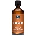 P&amp;J Fragrance Oil - Teakwood 100ml - Candle Scents, Soap Scents, Diffuser Oil Scents