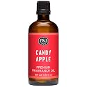 P&amp;J Trading - Candy Apple Scented Oil 100ml - Fragrance Oil for Candle Making, Soap Making, Diffuser Oil