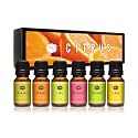 P&amp;J Trading Citrus Set of 6 Fragrance Oils - Lemon, Lime, Orange, Bergamot, Grapefruit, Lemongrass Scents for Candle Making, Soap Making, Diffuser Oil