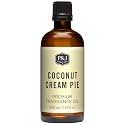 P&amp;J Trading - Coconut Cream Pie Scented Oil 100ml - Fragrance Oil for Candle Making, Soap Making, Diffuser Oil