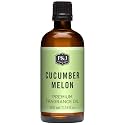 P&amp;J Trading - Cucumber Melon Scented Oil 100ml - Fragrance Oil for Candle Making, Soap Making, Diffuser Oil