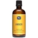 P&amp;J Trading Fragrance Oil | Amber Oil 100ml - Candle Scents for Candle Making, Freshie Scents, Soap Making Supplies, Diffuser Oil Scents