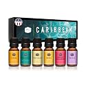 P&amp;J Trading Fragrance Oil Caribbean Set | Pina Colada, Awapuhi Seaberry, Papaya, Mango, Ocean Breeze, Orchid Candle Scents for Candle Making, Freshie Scent, Soap Making Supplies, Diffuser Oil Scents