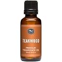 P&amp;J Trading Fragrance Oil | Teakwood Oil 30ml - Candle Scents for Candle Making, Freshie Scents, Soap Making Supplies, Diffuser Oil Scents