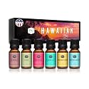 P&amp;J Trading Fragrance Oil Hawaiian Set | Hibiscus, Island Life, Hawaiian Ginger, Tropical Breeze, Plumeria, Aloe Scents for Candle Making, Freshie, Soap Making Supplies, Diffuser Oil Scents
