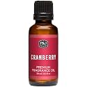 P&amp;J Trading Fragrance Oil | Cranberry Oil 30ml - Candle Scents for Candle Making, Freshie Scents, Soap Making Supplies, Diffuser Oil Scents
