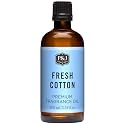 P&amp;J Trading - Fresh Cotton Scented Oil 100ml - Fragrance Oil for Candle Making, Soap Making, Diffuser Oil
