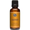 P&J Trading - Leather Scented Oil 30ml - Fragrance Oil for Candle Making, Soap Making, Diffuser Oil