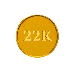 pc chandra jewellers 22k 916 5 gm yellow gold coin