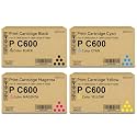 P C600 PC600 Toner Cartridge High Yield Compatible for Ricoh P C600 Toner
