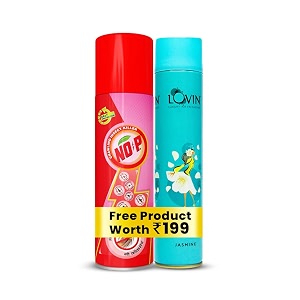 no-p cockroach killer spray  crawling insect killer spray  instant kill  bedbugs cockroach ants spiders termites lizardsworms white ants  425ml  with free fragrance jasmine 125ml pack of 2