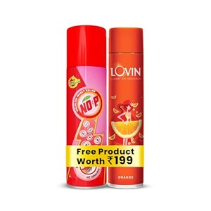 no-p cockroach killer spray  crawling insect killer spray  instant kill  bedbugs cockroach antsspiders termites lizards wormswhite ants  425ml  with free fragrance bouquet 125ml pack of 2