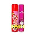NO-P Cockroach killer spray | Crawling Insect killer spray | Instant Kill | Bedbugs, Cockroach, Ants, Spiders, Termites,Lizards, Worms, White Ants | 425ML | With Free Fragrance Musk 125ML Pack Of 2