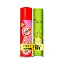 NO-P Cockroach killer spray | Crawling Insect killer spray | Instant Kill | Bedbugs,Cockroach, Ants, Spiders, Termites, Lizards, Worms, White Ants | 425ML | With Free Fragrance Lemon 125ML Pack Of 2