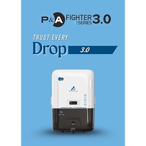 pa fighter 30 ro water purifier ro uv uf tds alkaline with display indicators fully automatic abs material 09l capacity 7-stage filtration freestanding wall mounted easy maintenance