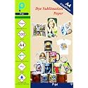 P-Jet Sublimation Paper Heat Transfer Paper Sheets A4 (100 Sheets, 210x297mm) 110 GSM | For T-Shirt Fabric Mug Printing | For Epson HP Canon Inkjet Printer | Only Use Sublimation Ink | 100 Sheets |