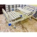 P.M.P.S. Iron Hospital Bed for Patients at Home - Head Elevation I Knee Rest Elevation|Foam Mattress I Dinning Board I Saftey Rails I Wheels I Self Installation (2 Function Bed)