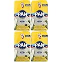 P.A.N. White Corn Meal – Pre-cooked Gluten Free and Kosher Flour for Arepas, 80 Ounce (Pack of 4)