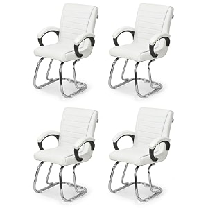 comfortable seating solution for offices waiting rooms and homes without wheel chair indoor amp outdoor chair 4 white double pipe chrome steel frame