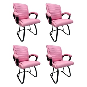 comfortable seating solution for offices waiting rooms and homes without wheel chair indoor amp outdoor chair 4 pink powder coated double pipe frame