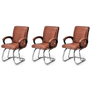 p p chair comfortable seating solution for offices waiting rooms and homes without wheel chair indoor amp outdoor chair 3 brown double pipe chrome steel frame