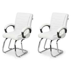 comfortable seating solution for offices waiting rooms and homes without wheel chair indoor amp outdoor chair 2 white double pipe chrome steel frame