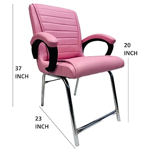 comfortable seating solution for offices waiting rooms and homes without wheel chair indoor amp outdoor chair 1 pink h type frame