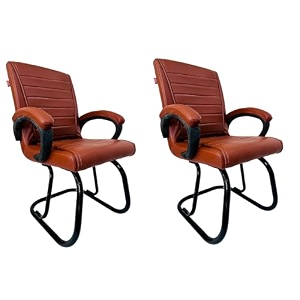 comfortable seating solution for offices waiting rooms and homes without wheel chair indoor amp outdoor chair 2 brown powder coated double pipe frame