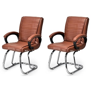 comfortable seating solution for offices waiting rooms and homes without wheel chair indoor amp outdoor chair 2 brown double pipe chrome steel frame