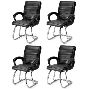 comfortable seating solution for offices waiting rooms and homes without wheel chair indoor amp outdoor chair 4 black double pipe chrome steel frame