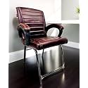 Comfortable Seating Solution for Offices, Waiting Rooms, and Homes Without Wheel Chair Indoor &amp; Outdoor Chair (1, Coffee, H Type Frame)