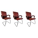 P P CHAIR Comfortable Seating Solution for Offices, Waiting Rooms, and Homes Without Wheel Chair Indoor &amp; Outdoor Chair (3, Tan, S Type Frame)