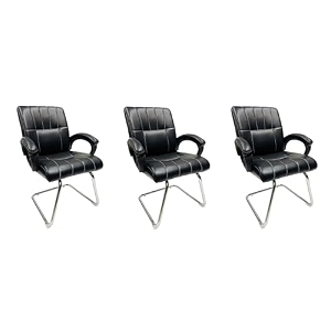 p p chair office exclusive chair heavy duty metal frame home office visitor study desk chair 3 black s- shaped frame