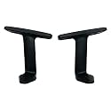 P P CHAIR Stylish Ola Set Office Revolving Visitor Chair Adjustable Chair Handle 2 Piece with (Key &amp; Bolt Free) Fit to Every Chair (Adjustable (Square Pad) Chair Handle Set, Chair Handle)
