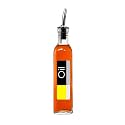 P-PLUS INTERNATIONAL Oil and Vinegar Bottle Set Olive Oil Spout – Olive Oil Dispenser, Olive Oil Bottle and Vinegar Bottle Glass Set 500 ml 30 cm(1 PACK OIL LABEL)