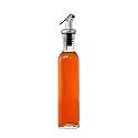 P-PLUS INTERNATIONAL Oil and Vinegar Bottle Set Olive Oil Spout Olive Oil Dispenser Bottle Glass Set 500ml (1 PACK GLASS(Reg cap))