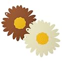 P-Plus International Silicone Trivet Mat Hot Pads Non-Slip &amp; Heat Resistant Modern Sunflower Trivet Kitchen Hot Pads Placemats Kitchen Insulation Coaster (Set of 2, Random Color)