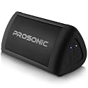 Prosonic BT3 Portable Wireless Bluetooth Speaker with 10W Stereo Sound & Bass Boost -Rich Sound & Intense Bass -Bluetooth 5.0 -Microphone -IPX5 - in & Outdoor Speaker (Black)