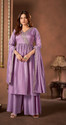 P Three Pluse Embroidered Kurta Palazzo 