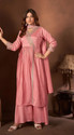 P Three Pluse Embroidered Kurta Palazzo 