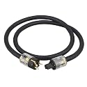 P122 Hi-End Pure Copper AC Power Cable for HiFi Audio US/EU Cord with P-029/P-029E(US Version,1.5m)