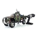 P417 1/10 RC Middle East Pickup Model 4 * 4 Rally Car Racing Crawler RTR Radio Hobby Grade Model for Ages 14+(Camouflage Green)