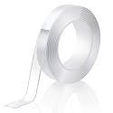 P7yaumy Double Sided Tape Heavy Duty 0.75in×20ft, Nano Tape Double Sided