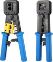 PAC RJ45 Crimping Tool Pass-Through Cat5 Cat5e Cat6 Heavy Duty Manual Crimper