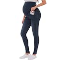 PACBREEZE Women's Maternity Jeans Over Belly Skinny Stretchy Denim Pants Comfy Slim Pregnancy Pants