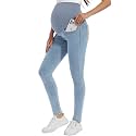 PACBREEZE Women's Maternity Jeans Over Belly Skinny Stretchy Denim Pants Comfy Slim Pregnancy Pants