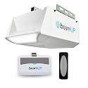 Pacer BU50 Overhead Garage Door Opener with Heavy-Duty Chain Drive for Single or Double Doors, Wall Mount, and Remote Garage Opener Included, Quick and Easy Installation, White