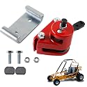 PACEWALKER Go Kart Mechanical Brake Caliper and Bracket with Pads for Manco 9598 9597 Yerf-Dog, Carter, ASW, Bristers, Airheart MB-1 Predator 212cc 196cc 6.5hp gx160 Go Kart Brake System Red
